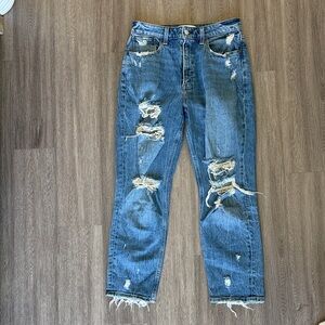 Abercrombie & Fitch High Rise Mom Jean Size 28
